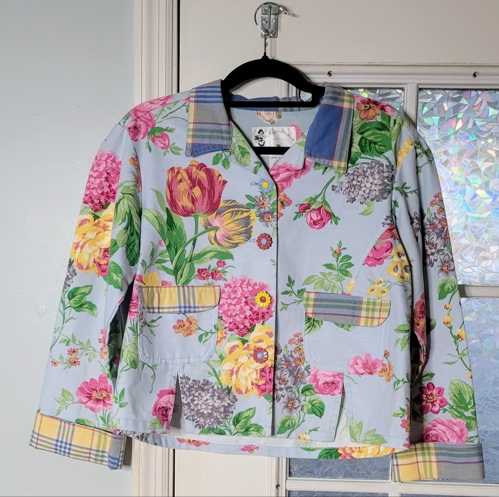My Boyfriend's Back Vintage Blue Floral Jacket